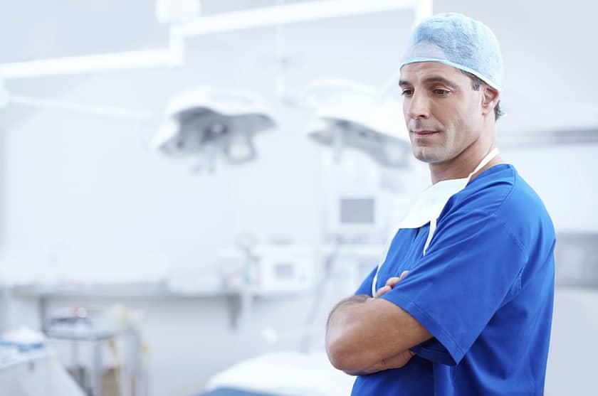 a surgeon wearing surgery uniform